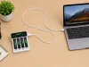 Ładowarka do akumulatorków aa aaa lcd + 4 akumulatorki aa kabel usb-c