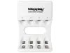 Ładowarka do akumulatorków aa aaa usb-c led 4 sloty szybkie ładowanie