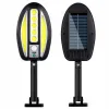 Lampa solarna led cob z czujnikiem ruchu naścienna zewnętrzna ogrodowa