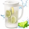 Dzbanek plastikowy 3l z pokrywką do wody soku napojów lemoniady pojemny