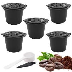 5 x kapsułki nespresso wielokrotnego użytku kawy 5 x kapsułki nespresso wielokrotnego użytku kawy