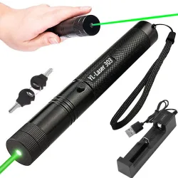 Wskaźnik laserowy laser zielony punktowy mocny