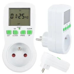 Programator czasowy wyłącznik włącznik cyfrowy LCD Verk model 11341