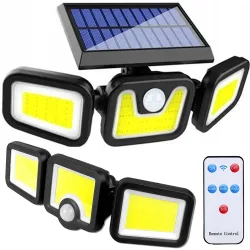 Lampa solarna 100 COB z czujnikiem ruchu i zmierzchu