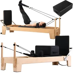 Łóżko do ćwiczeń Pilates Reformer urządzenie do ćwiczenia fitness