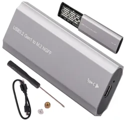 Obudowa adapter dysku kieszeń m.2 sata ngff usb 3.1 usb typ-c 2230-2280mm