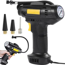 Kompresor samochodowy pistolet do pompowania kół 12V 120W 10 bar LED Verk model 11409