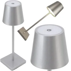Lampka nocna stołowa dotykowa 3-stopniowa wysoka bezprzewodowa USB