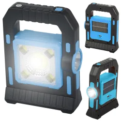 Latarka turystyczna LED solarna lampa biwakowa z akumulatorem Verk model 12290_N