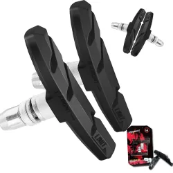 Klocki rowerowe hamulca V-brake komplet z gwintem szczęki rowerowe