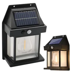 Lampa solarna z czujnikiem zmierzchu i ruchu 3 tryby wodoodporna 600lm Verk model 12331