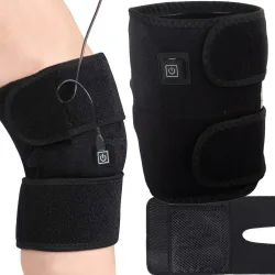 Opaska podgrzewająca na kolano masująca wibracyjna masaż grzejący 3 tryby