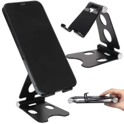 Podstawka pod telefon tablet uchwyt stojak metalowy antypoślizgowy Verk 04109_CZ