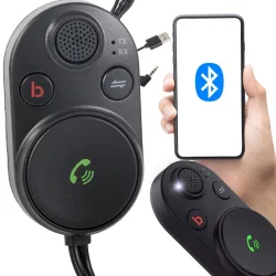 Transmiter samochodowy Bluetooth 5.3 z adapterem USB i AUX, funkcja Bass Boost, model 10141