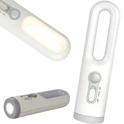 Lampka nocna LED z czujnikiem ruchu i funkcją latarki bezprzewodowa na USB Verk model 12384