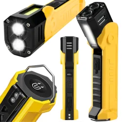 Lampa warsztatowa latar LED COB akumulatorowa z magnesem i hakiem model 11529
