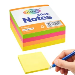 Karteczki samoprzylepne bloczek 400 kartek notesy sticky notes zestaw