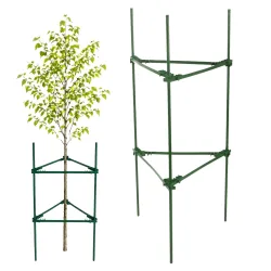 Tyczka trójkątna do roślin 120 cm stabilna 3 sztuki