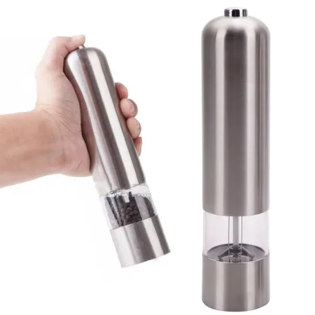 Młynek elektryczny do pieprzu inox