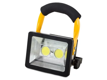 Halogen lampa przenośny 2 x led cob 30w akumulator