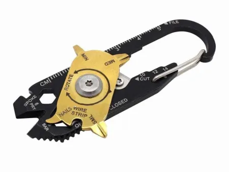 Brelok karabińczyk nóż multitool przeżycia 20w1