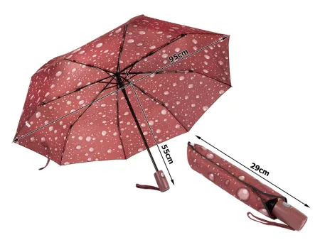 Parasol parasolka składana automat włókno damski Verk model 25011