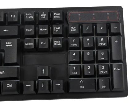 Klawiatura dla graczy gamingowa podświetlana led