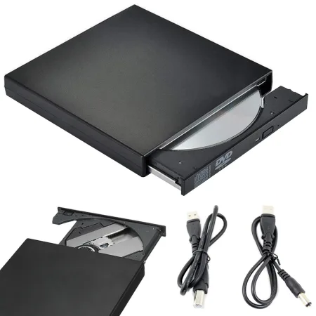 Zewnętrzny napęd CD-R DVD-RW USB nagrywarka