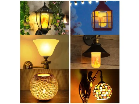 Żarówka LED E27 9W imitacja płomienia ozdobna