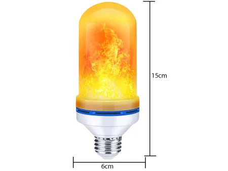Żarówka LED E27 9W imitacja płomienia ozdobna