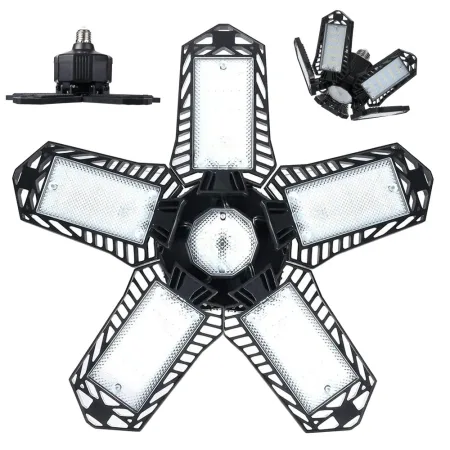 Lampa warsztatowa sufitowa składana LED mocna E27 model 11335