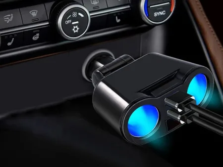 Rozdzielacz zapalniczki 2x USB ładowarka samochodowa