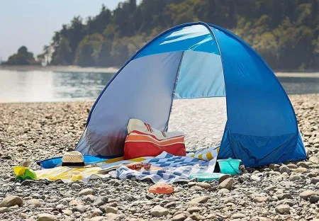 Namiot plażowy samorozkładający uv ochronny dla rodziny torba zestaw