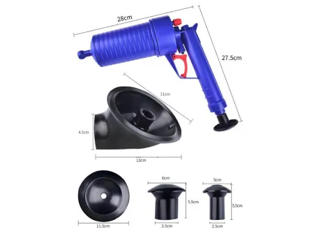 Pistolet do udrażniania rur przepychacz WC Kret model 11361