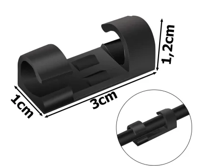 Organizer na kable 20 sztuk