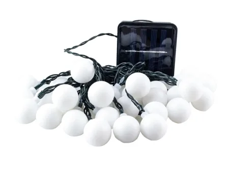 Girlanda ogrodowa solarna lampki 20 LED multikolor