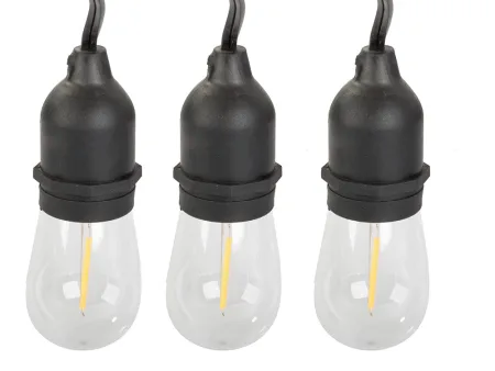 Girlanda ogrodowa łańcuch świetlny 15 LED E27 15m