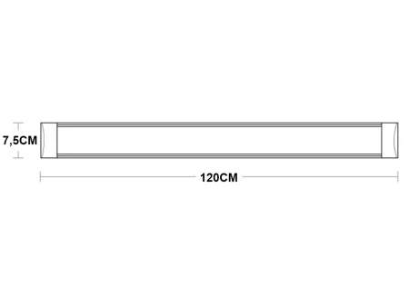 Lampa LED oprawa natynkowa świetlówka 120cm 28W