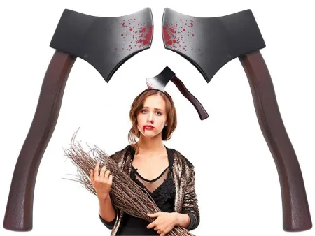 Topór na Halloween opaska na głowę siekiera strój