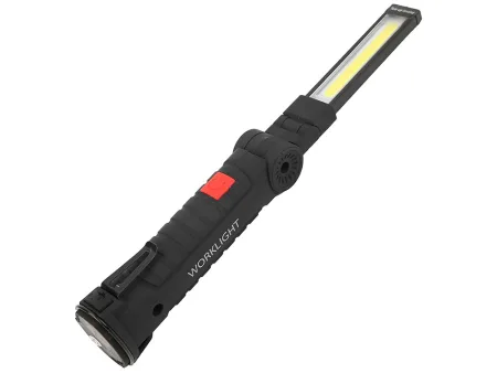 Latarka warsztatowa składana z magnesem i hakiem USB 5w1