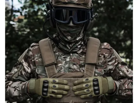 Rękawiczki taktyczne wojskowe survival XL z ochroną kostek