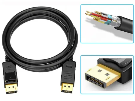 Kabel przewód dp 1.4 video audio displayport displayport 8k 4k 2k 2m