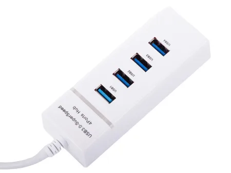 Hub usb 3.0 rozgałęźnik portów 4 porty rozdzielacz przejściówka adapter