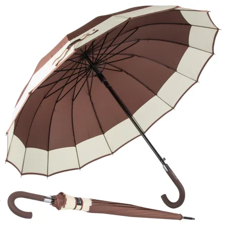 Parasol rządowy duży mocny XXL automatyczny z antypoślizgową rączką