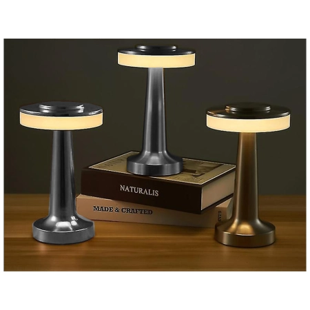 Lampka nocna stołowa dotykowa 3-stopniowa bezprzewodowa do sypialni Verk model 12309_S