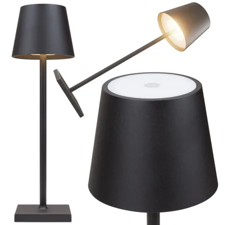 Lampka nocna stołowa dotykowa 3 stopniowa wysoka bezprzewodowa USB