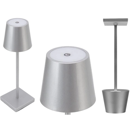 Lampka nocna stołowa dotykowa 3-stopniowa wysoka bezprzewodowa USB