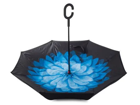 Parasol parasolka odwrócony składany odwrotnie mocne druty solidny stojący Verk model 25000_N