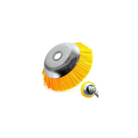 Szczotka nylonowa do czyszczenia kostki brukowej do kosy 200mm Verk model 11461