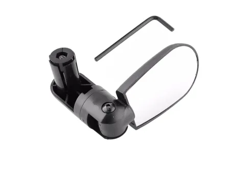 Lusterko rowerowe do roweru regulacja 360 stopni przykręcane do kierownicy Verk model 14571
